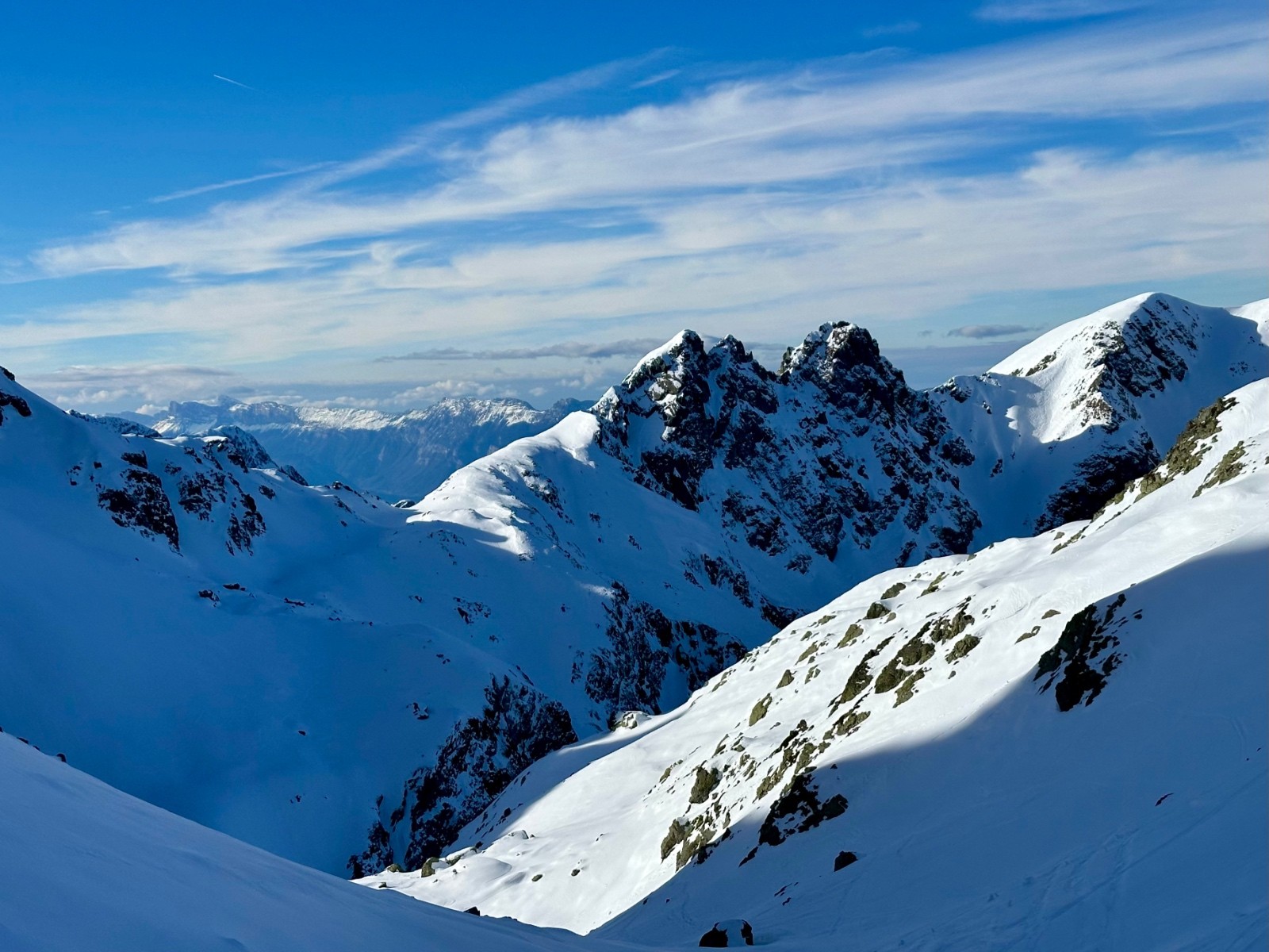 De la brèche, col Mine de Fer