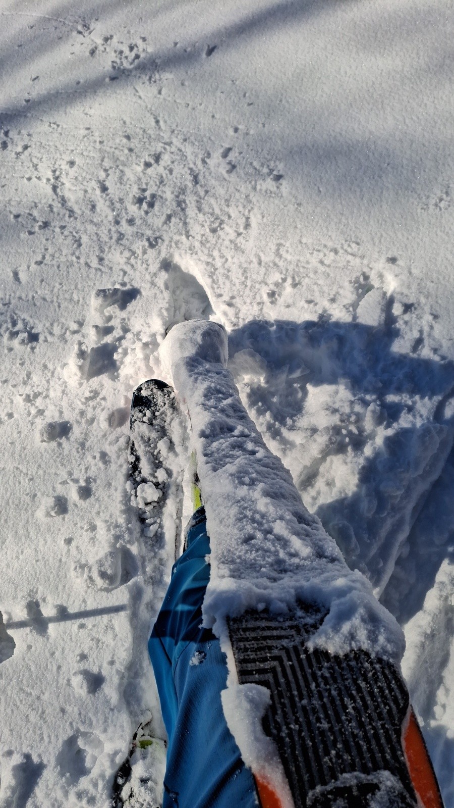 Gros bottage car alternance de neige chaudes et de neige très froides