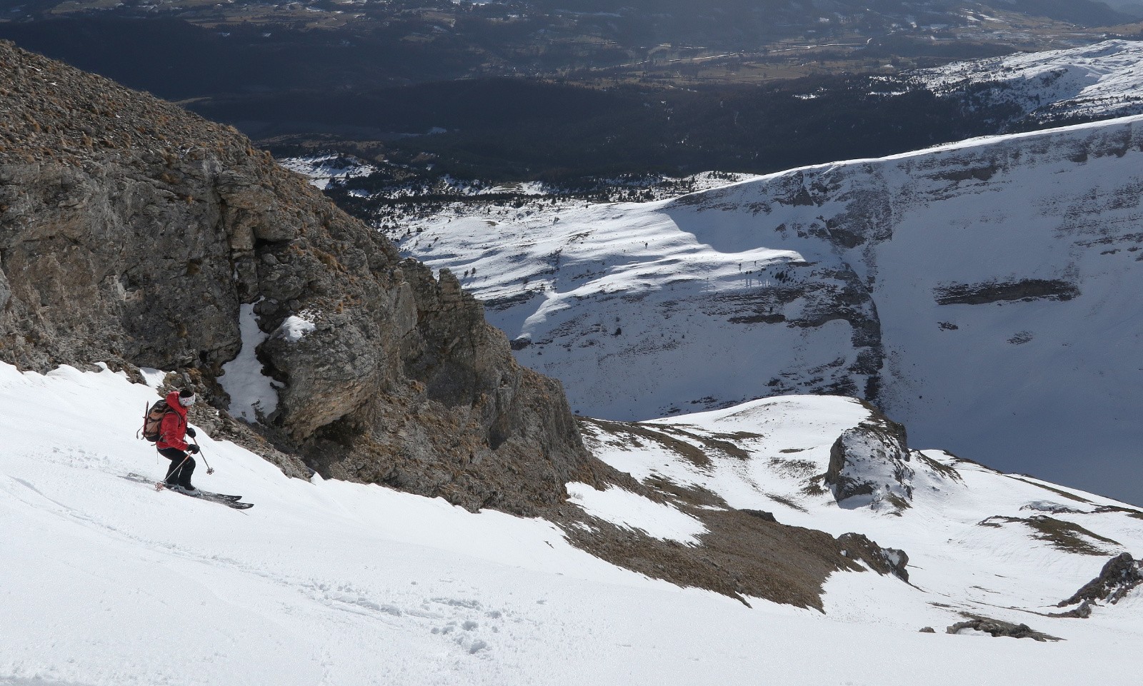 Début de la descente vers le vallon&nbsp;