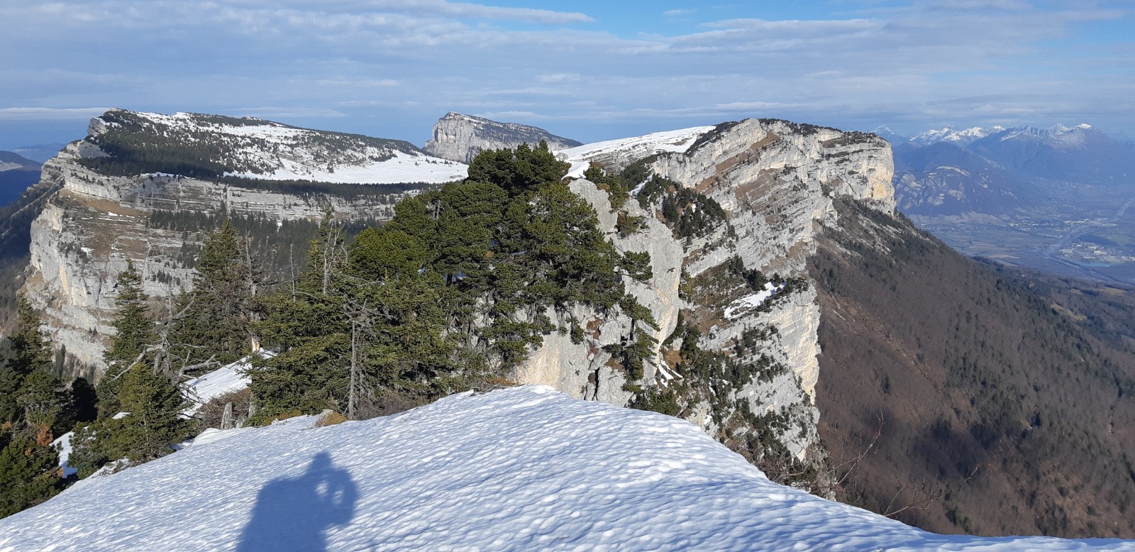 Fouda Blanc, tout au fond le Granier 