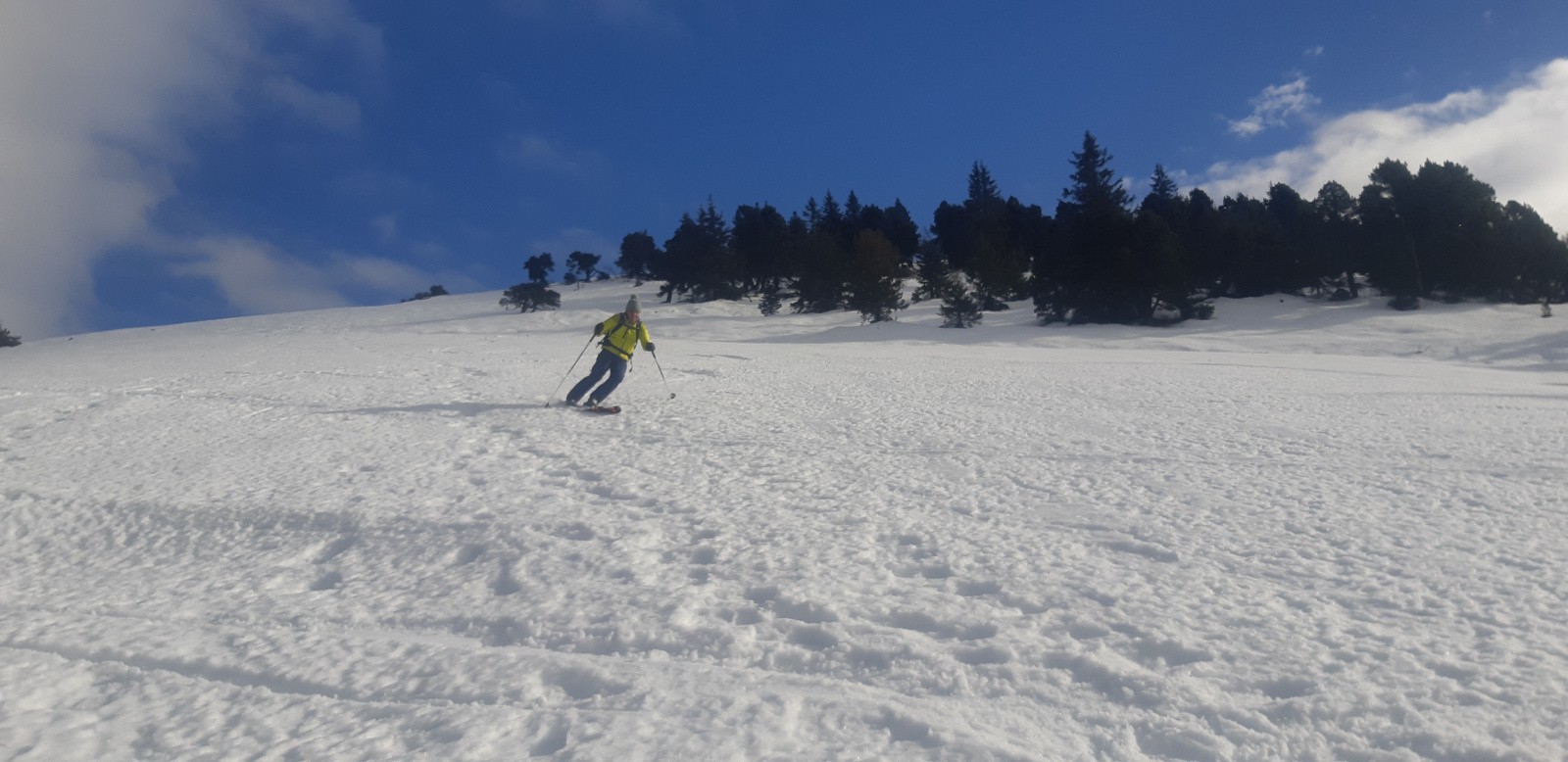 Bon ski sur l'Alpette 