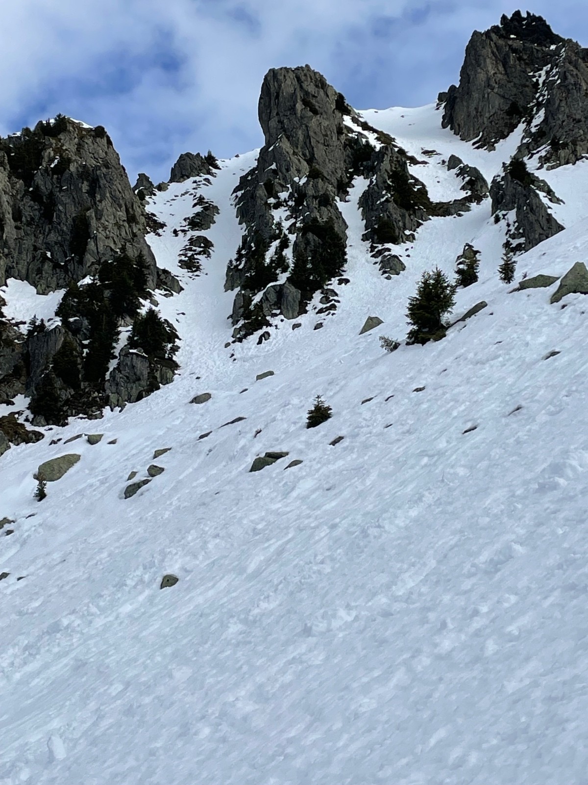 &nbsp;Nous sommes descendus par celui de gauche et monté à droite