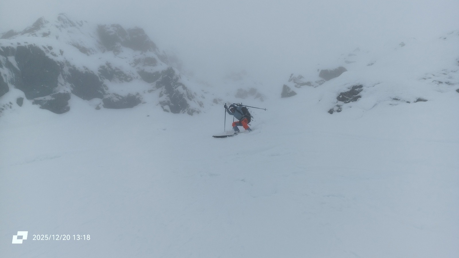 Dommage c'était poudreux là haut 