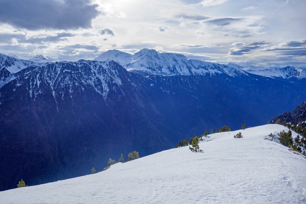 sur l'arete SE de la Botte