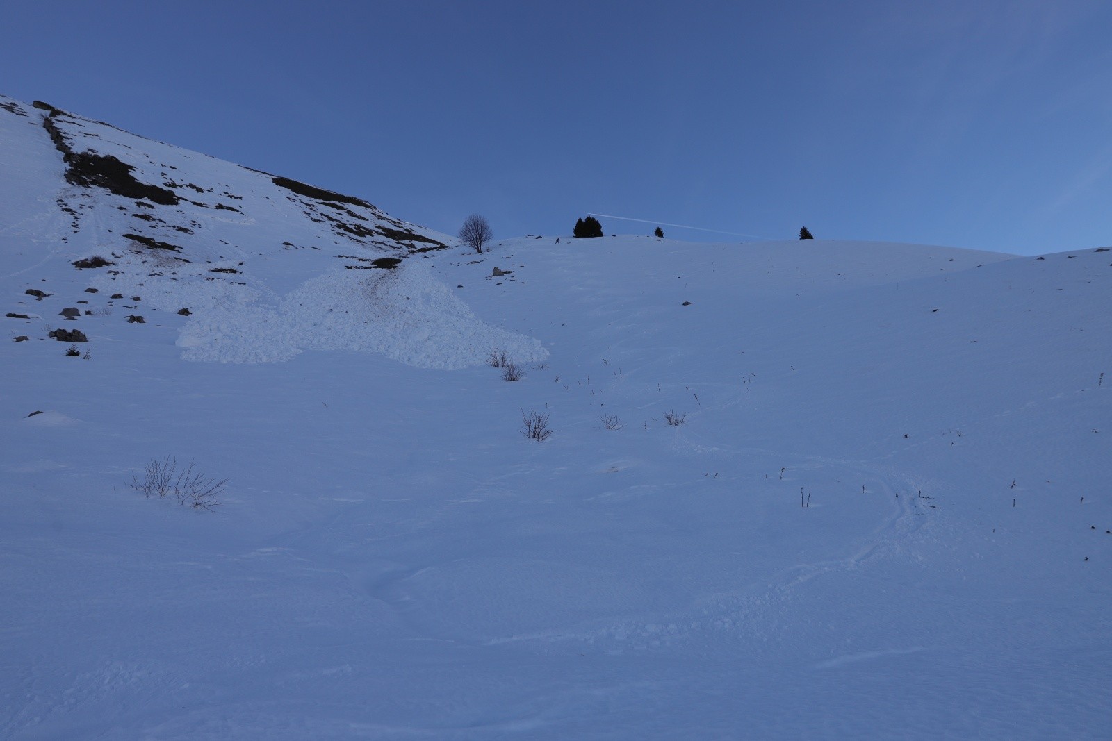 Reptations sur la partie supérieure de l'itinéraire&nbsp;