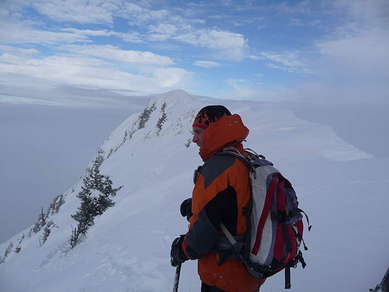 Mt Billiat : L'arête sommitale du Mt Billiat