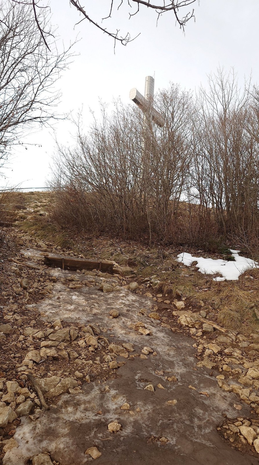 La partie cramponnable sous le sommet&nbsp;