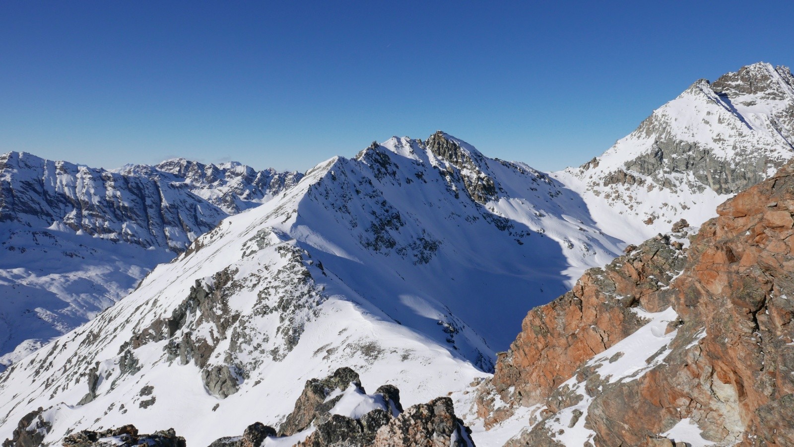 Vue sur le col des Ignes