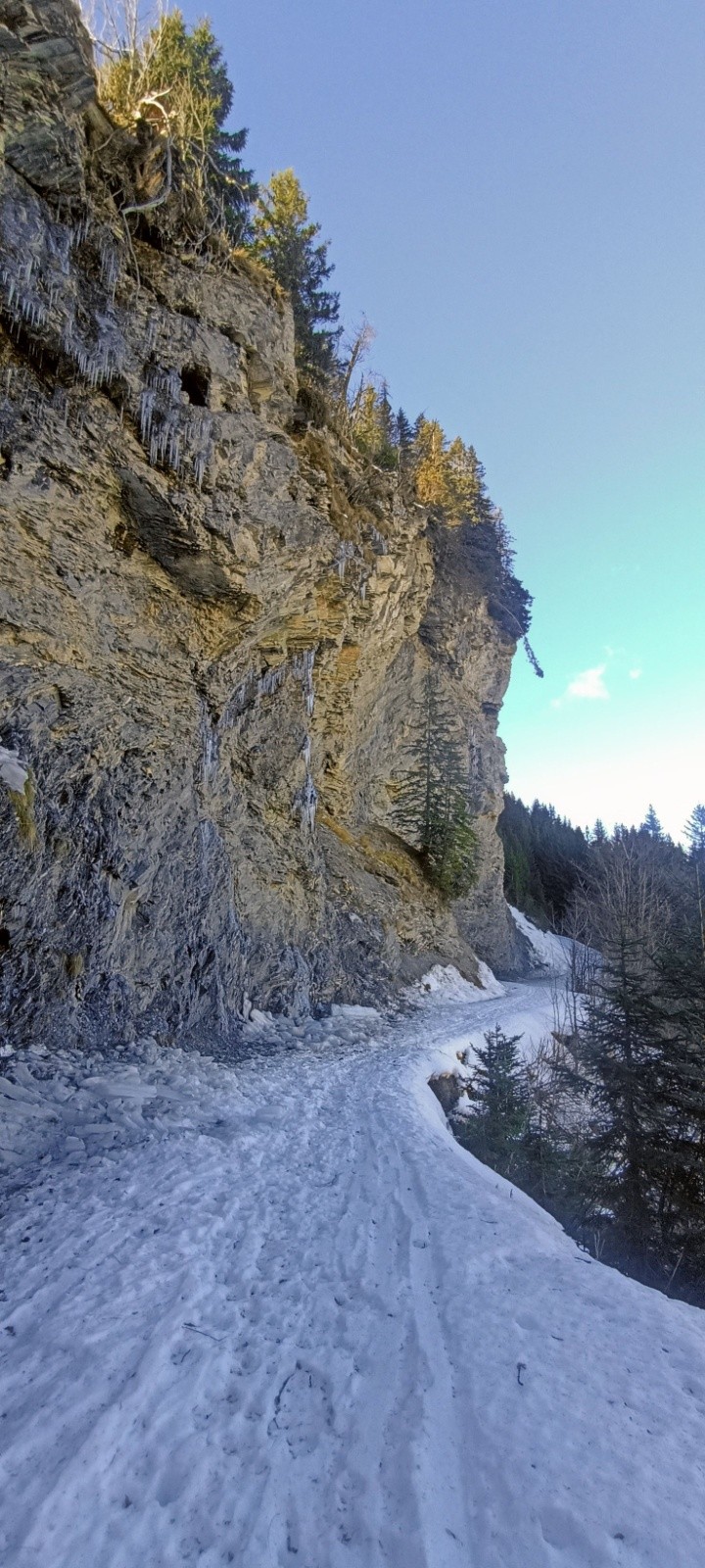 Pas trainer là, les mastards gelés qui tombent sont énormes&nbsp;