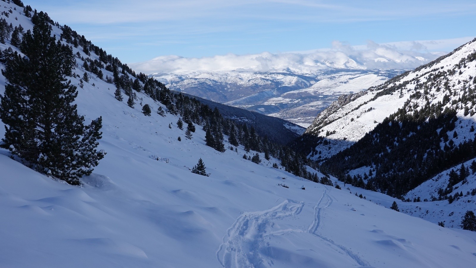 Les sommets à l'Ouest de la Cerdagne et du Capcir toujours ennuagés
