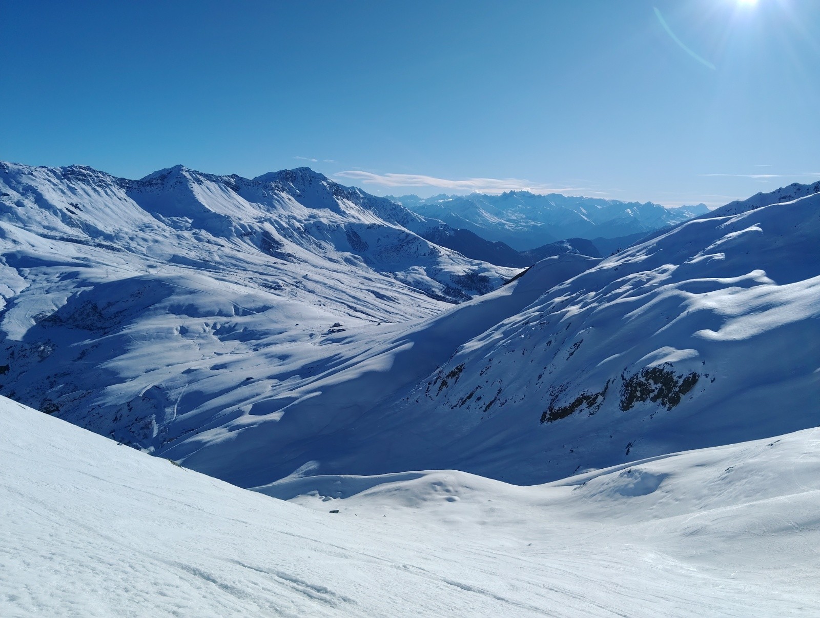 &nbsp;Col de la madeleine en bas