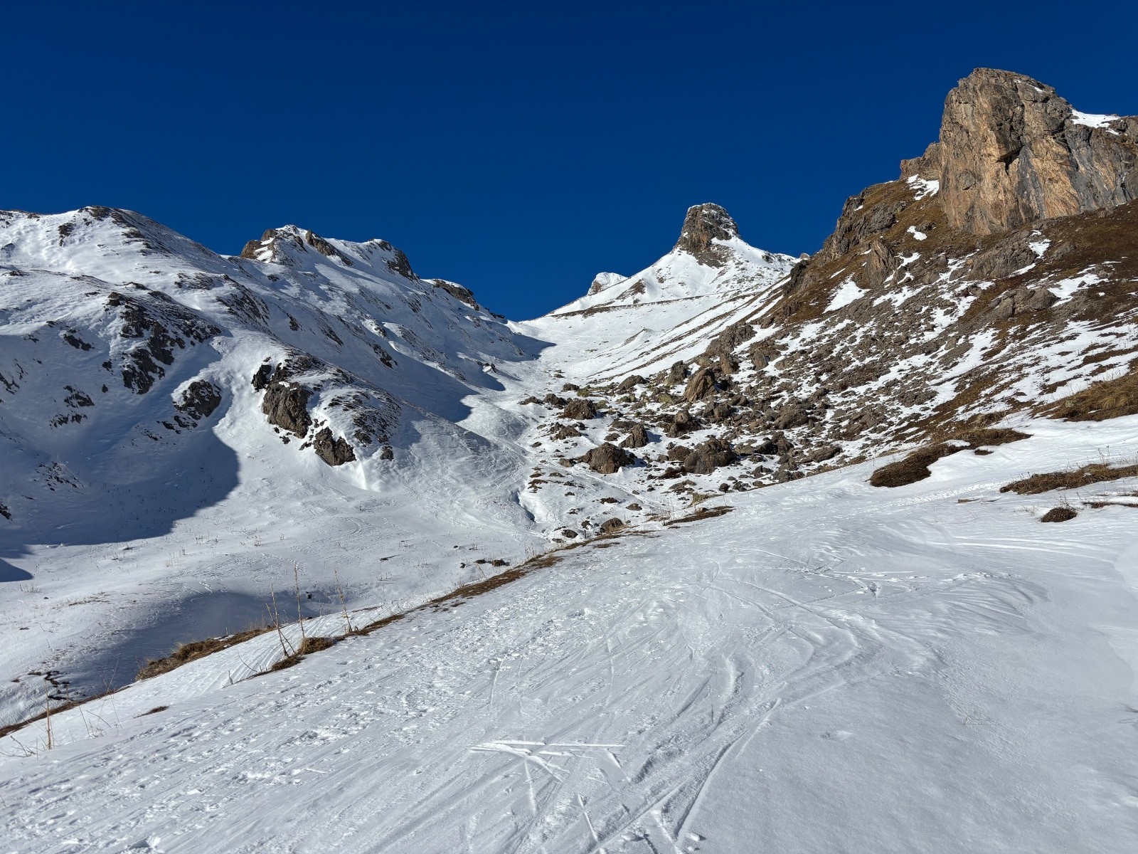 &nbsp;L’enneigement début combe SE