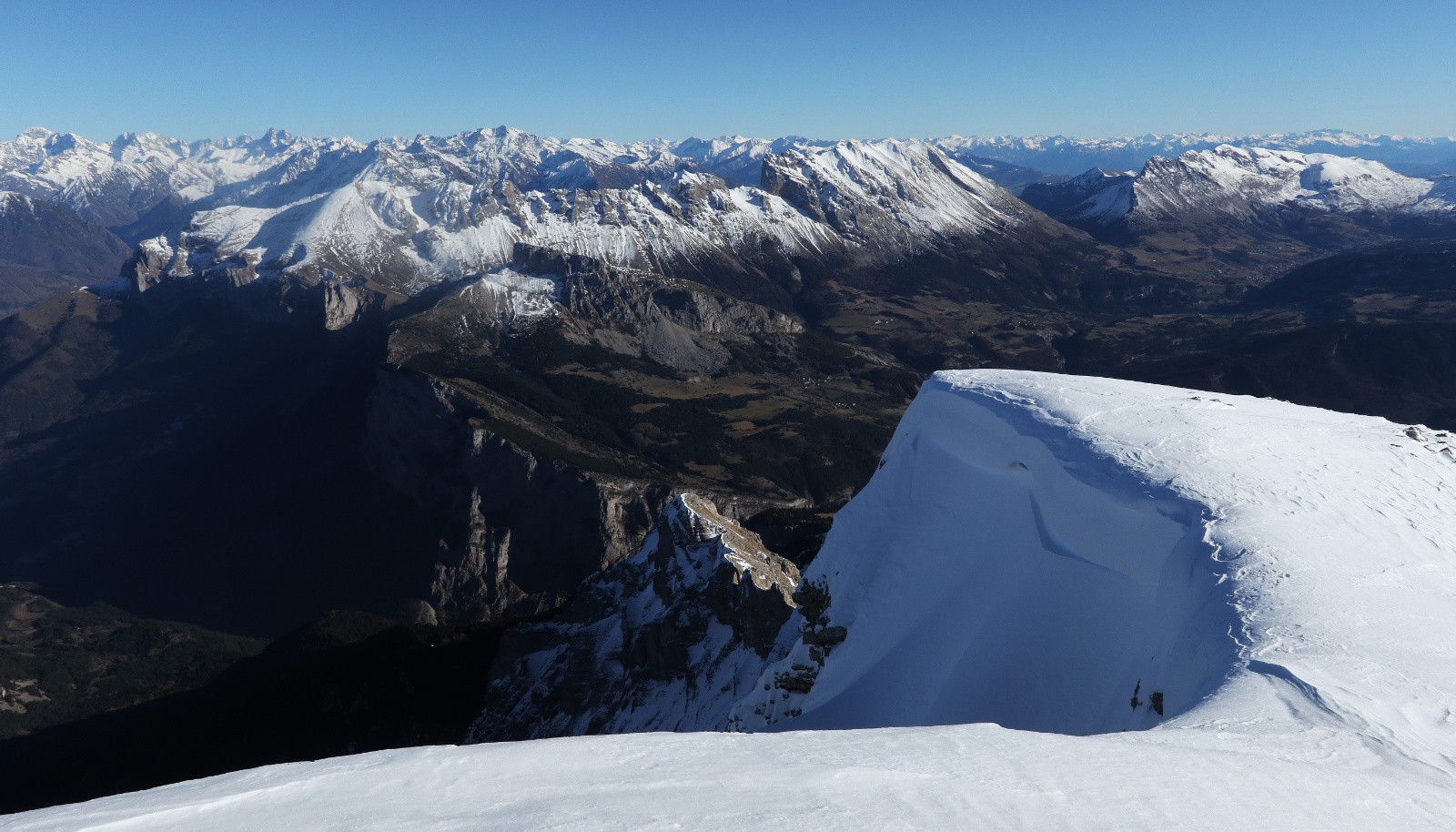 Vue vers le SE depuis Lapras&nbsp;