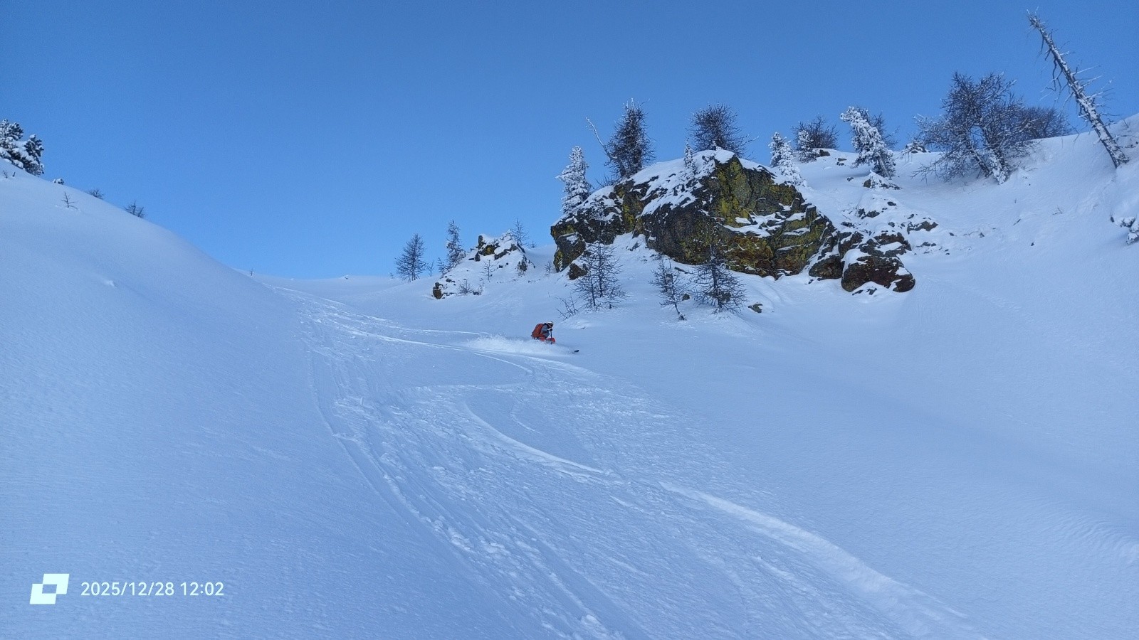#10 Couloir nord en poudre de folie ! Couloir nord en poudre de folie !