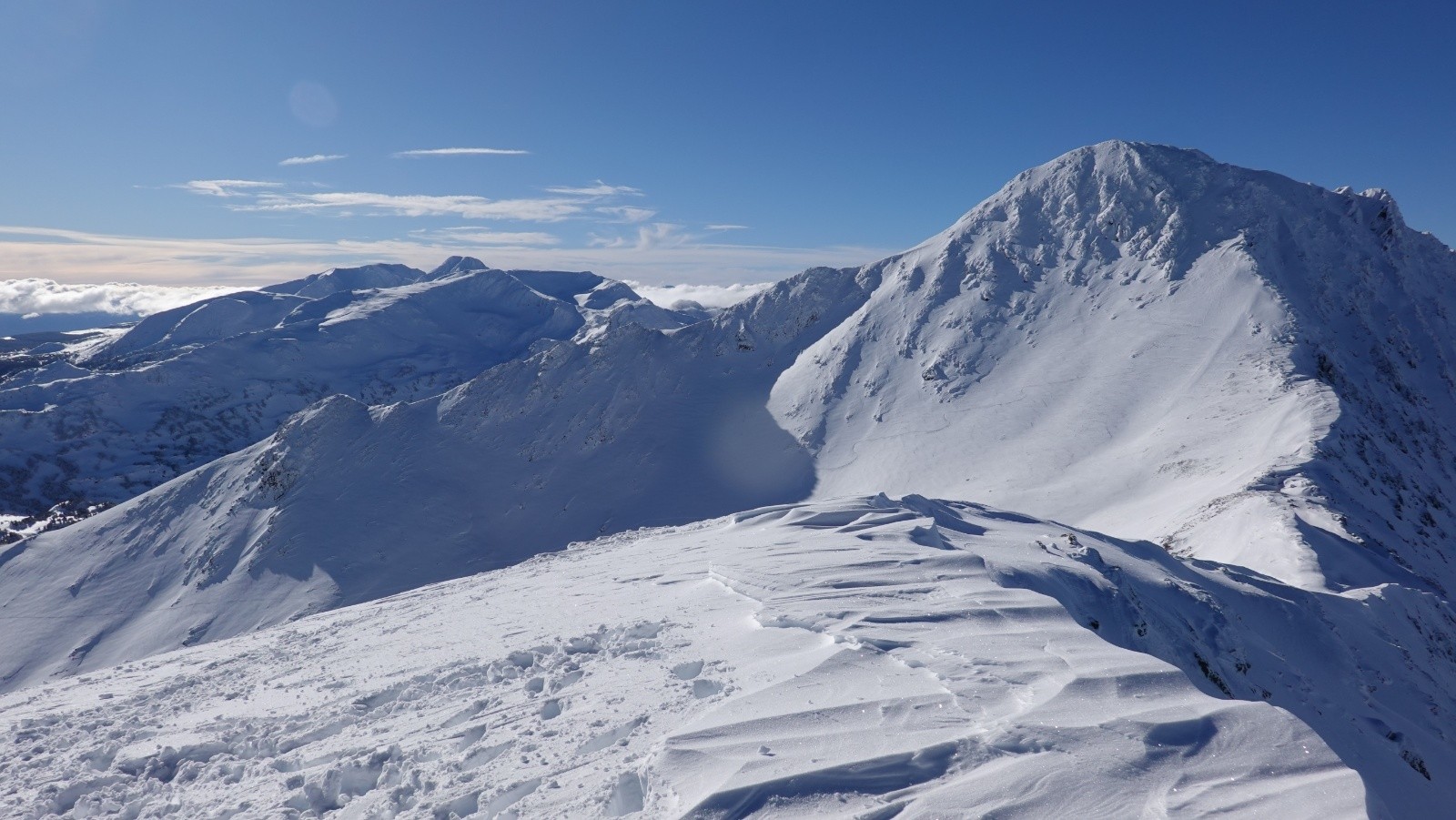 #11 Panorama depuis le sommet sur le Puig Carlit et le Puig Péric Panorama depuis le sommet sur le Puig Carlit et le Puig Péric