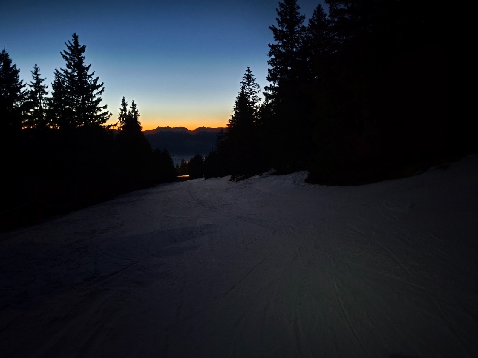 Temps très clair, un vrai plaisir pour les yeux.