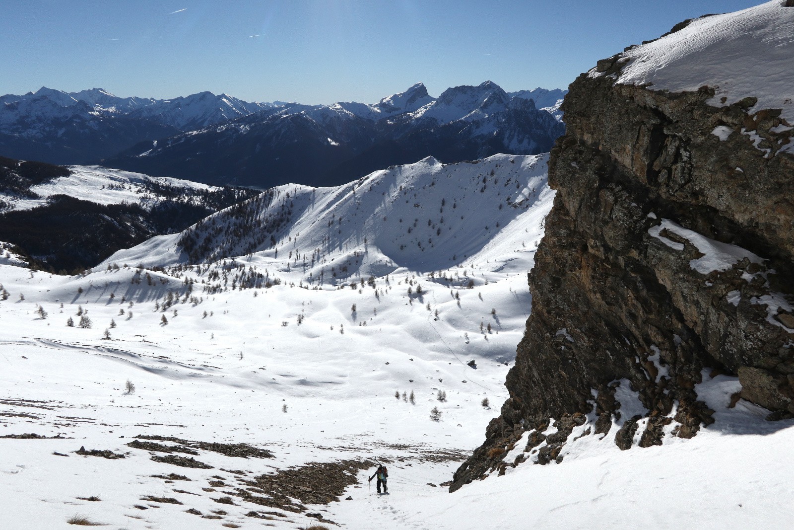 Le bas du couloir&nbsp;