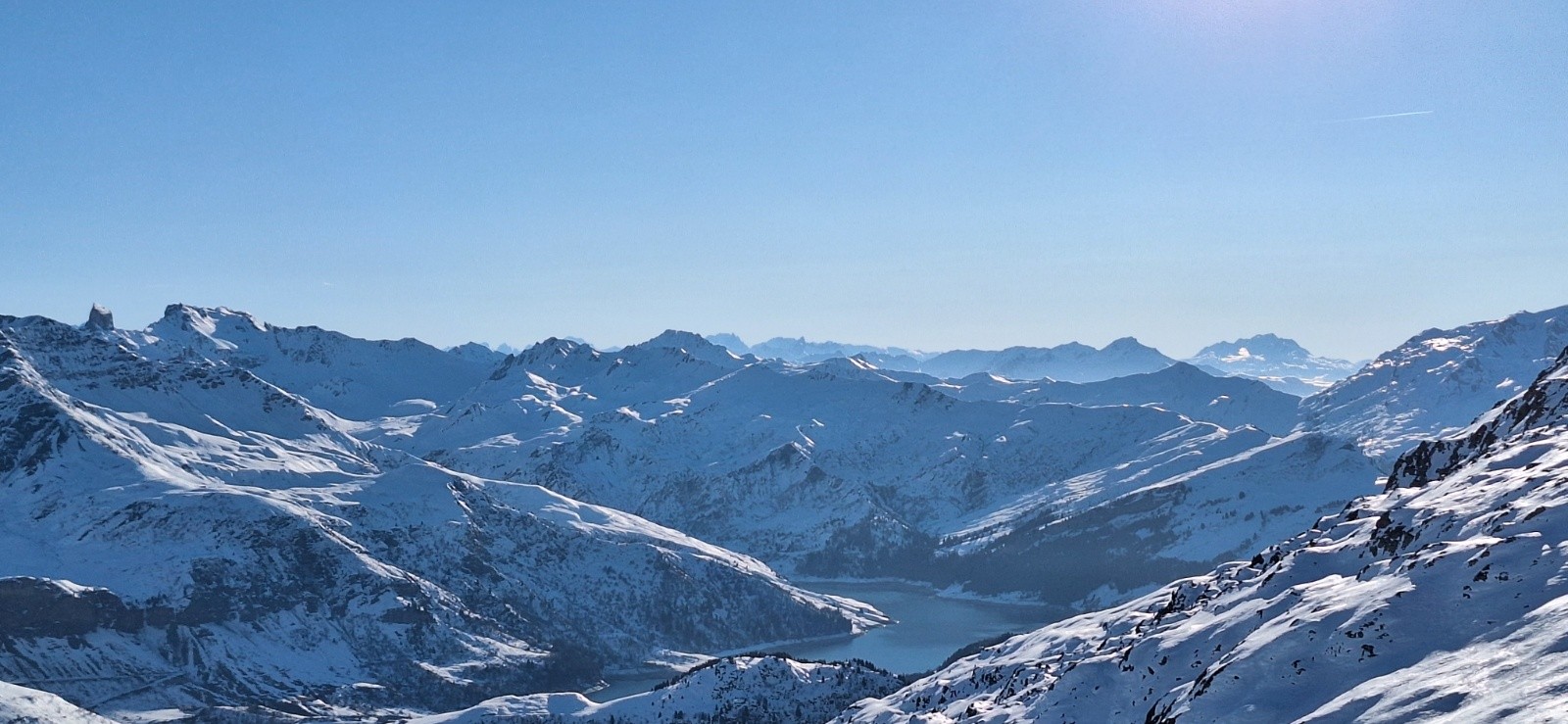 Le barrage de Roselend&nbsp;