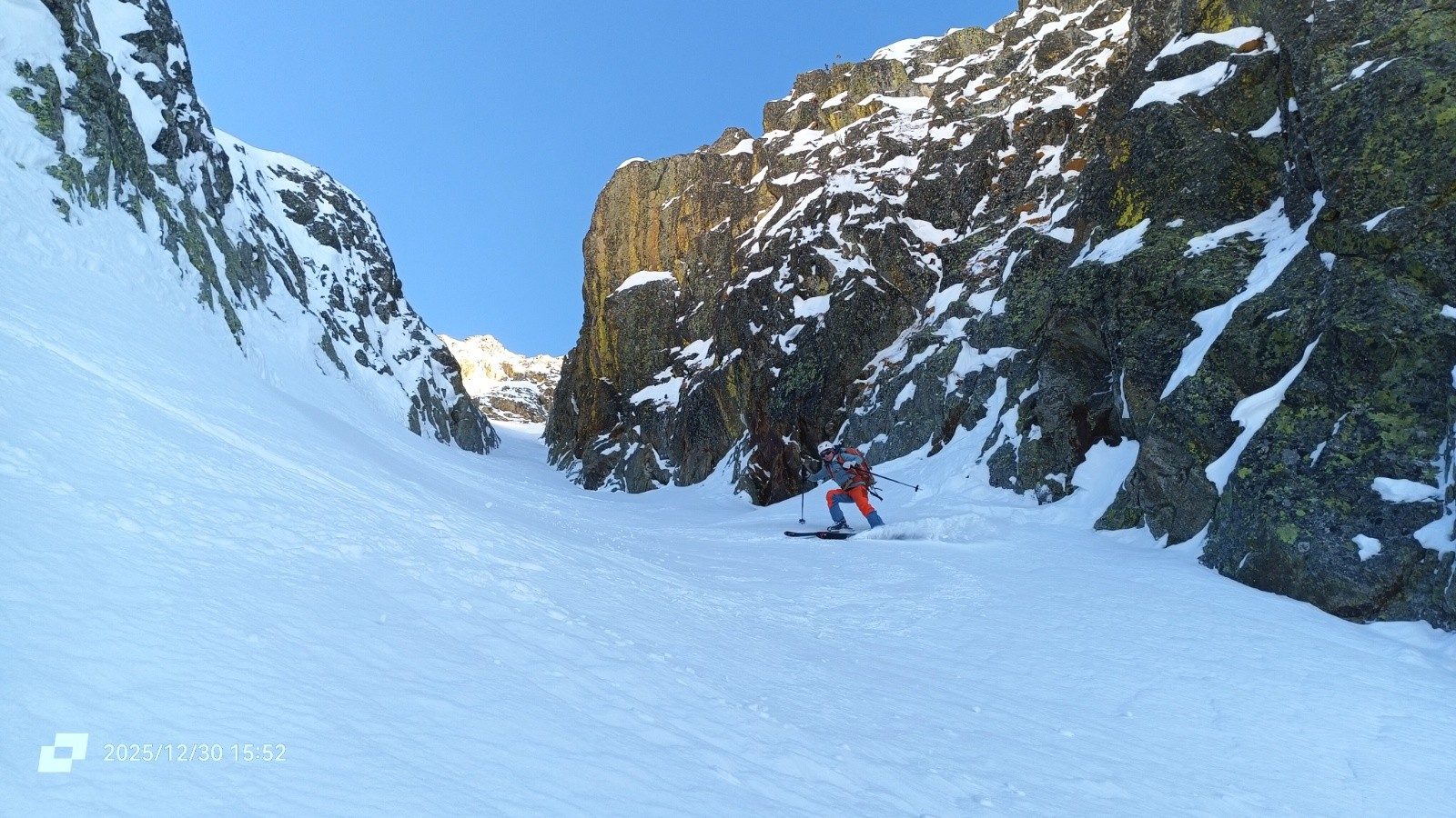 Petit canyon de sortie 