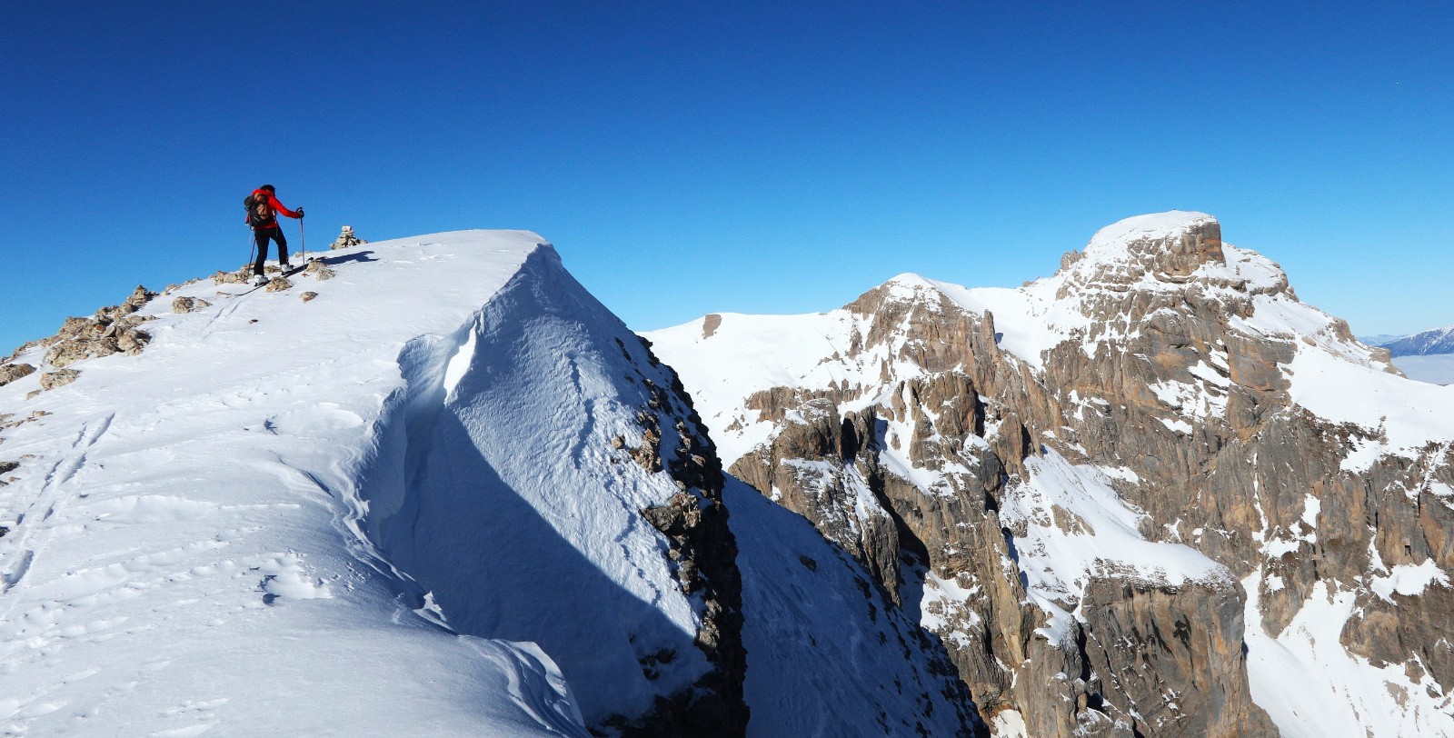 Arrivée au sommet&nbsp;
