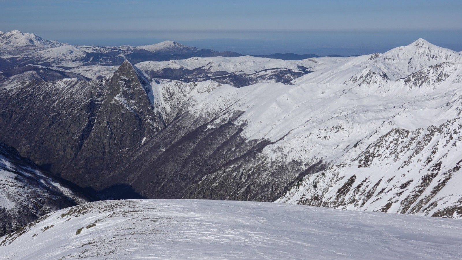Panorama sur la Dent d'Orlu et le Pic de Tarbesou