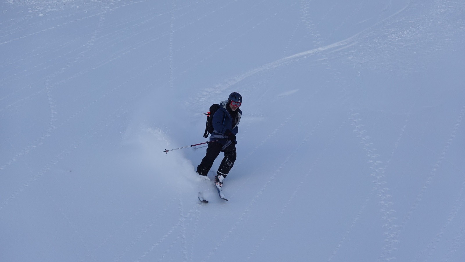 Eric en cours de descente