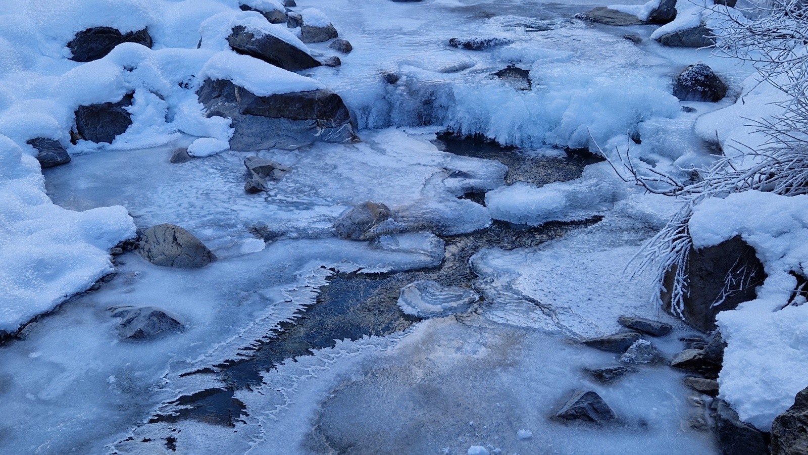 &nbsp;La Biaysse, en tenue d'hiver