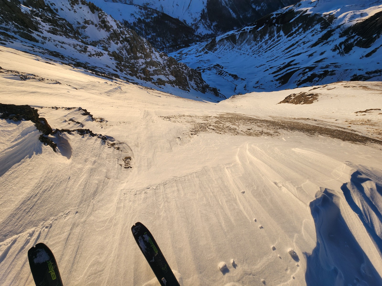 Le couloir vu du haut&nbsp;