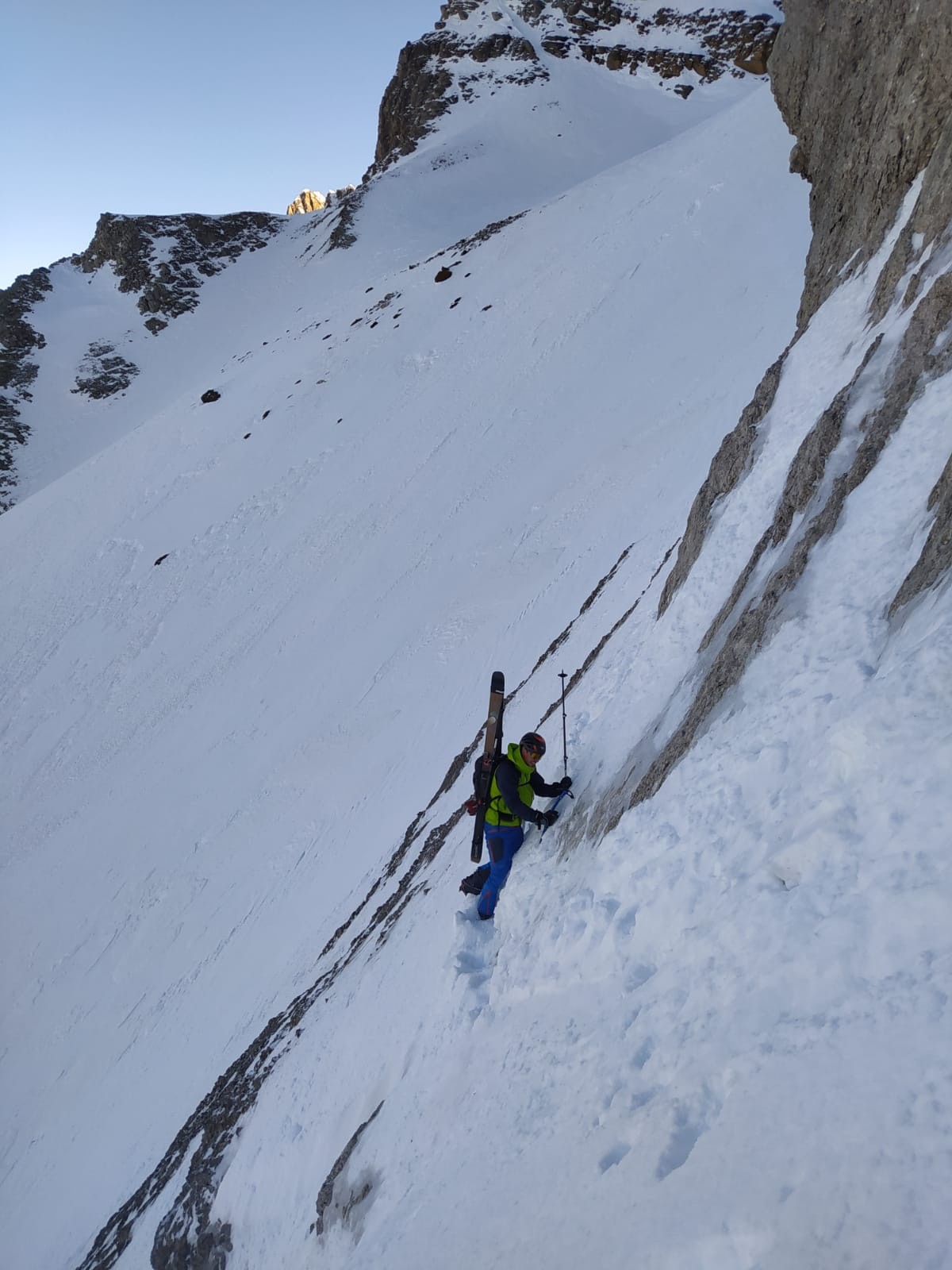 traversée pour rejoindre le col de bostan