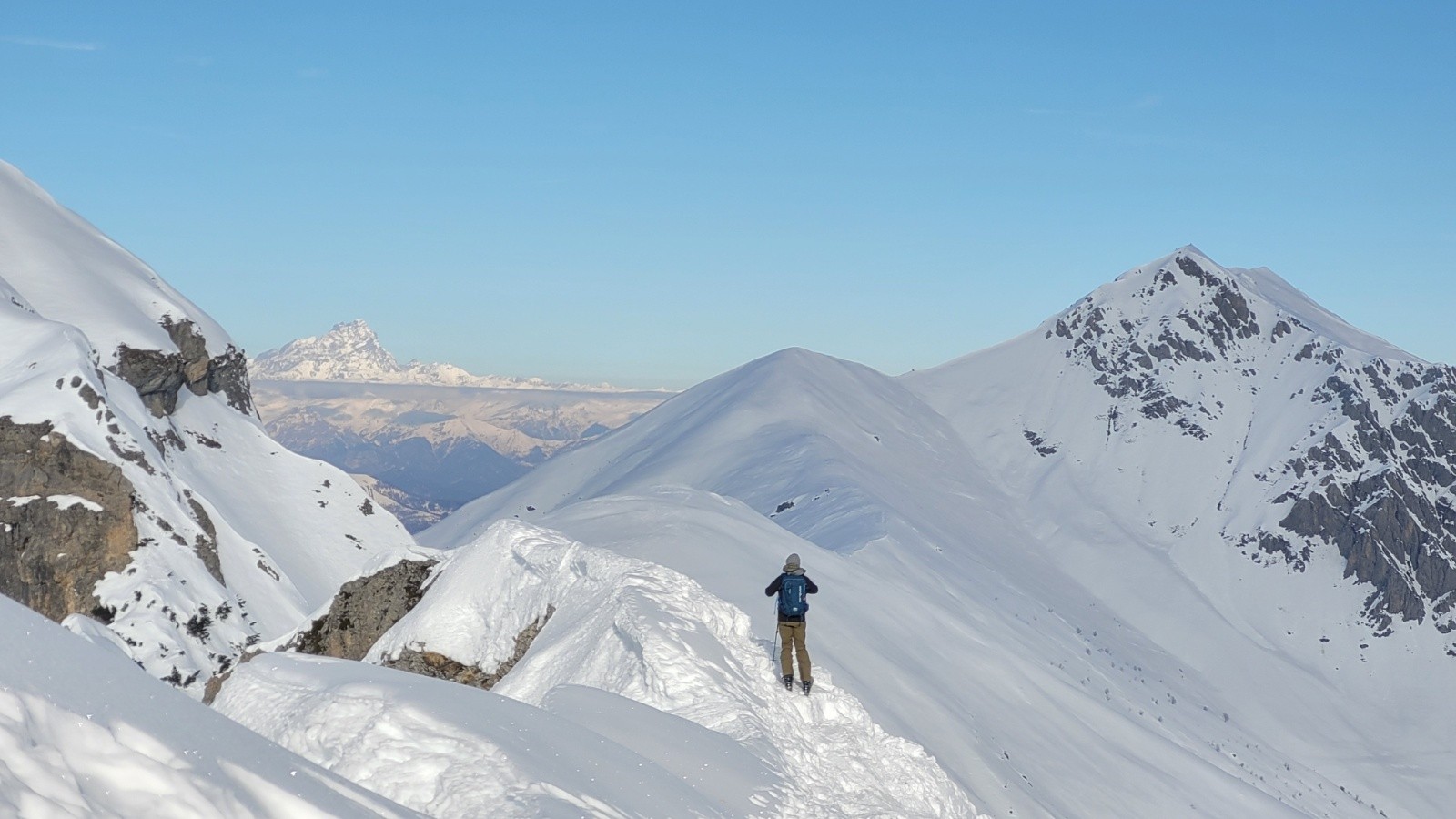 #1 Point haut du jour, vue Viso Point haut du jour, vue Viso