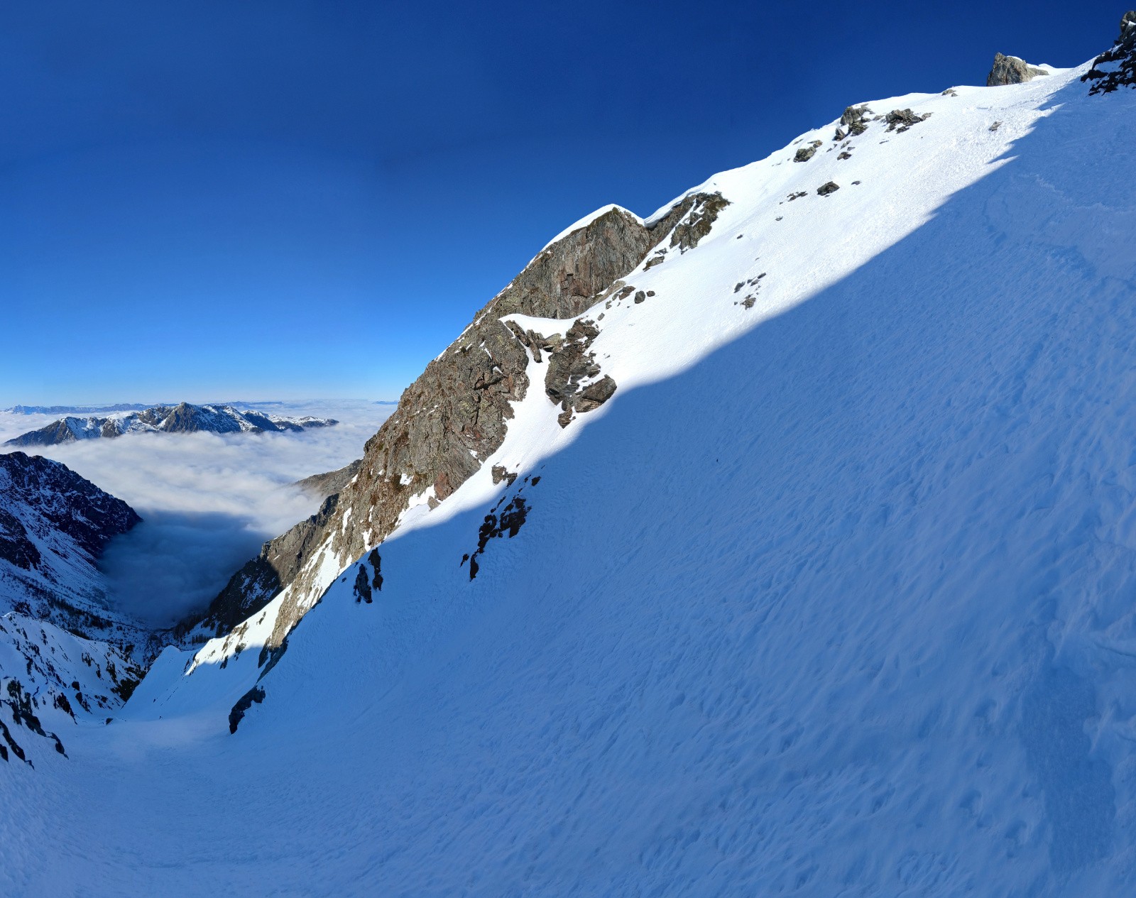Couloir Péroud partie haute&nbsp;