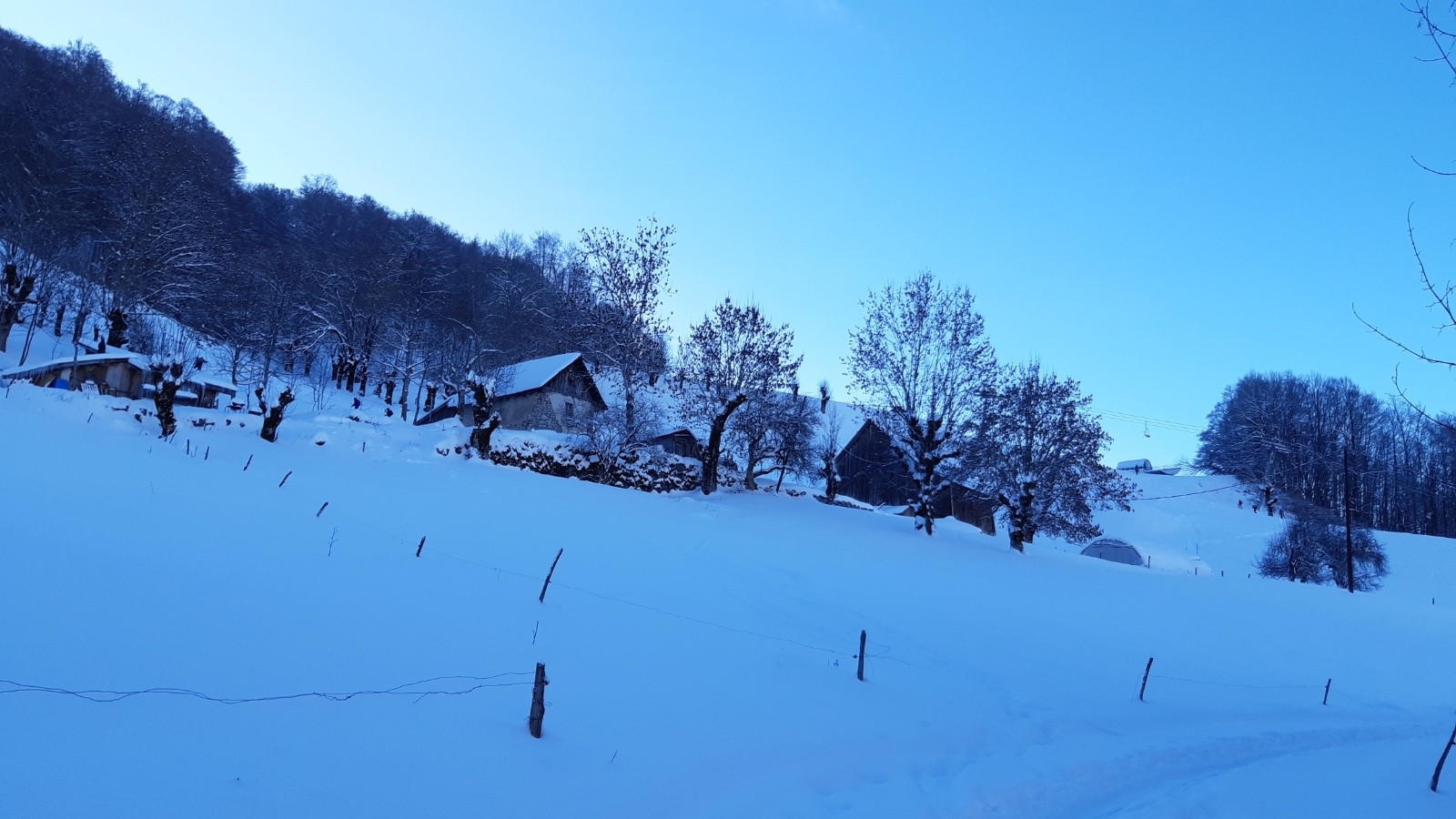 Bien frisquet au départ