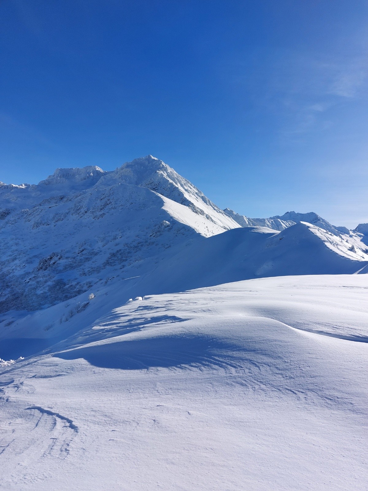 #3 Grands Moulins depuis la crête / sommet de l Grands Moulins depuis la crête / sommet de l'ancienne piste