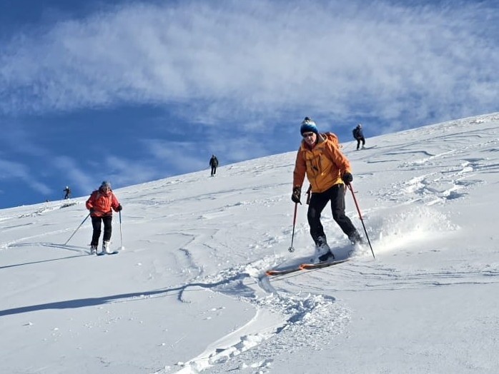 Début d'une belle descente&nbsp;