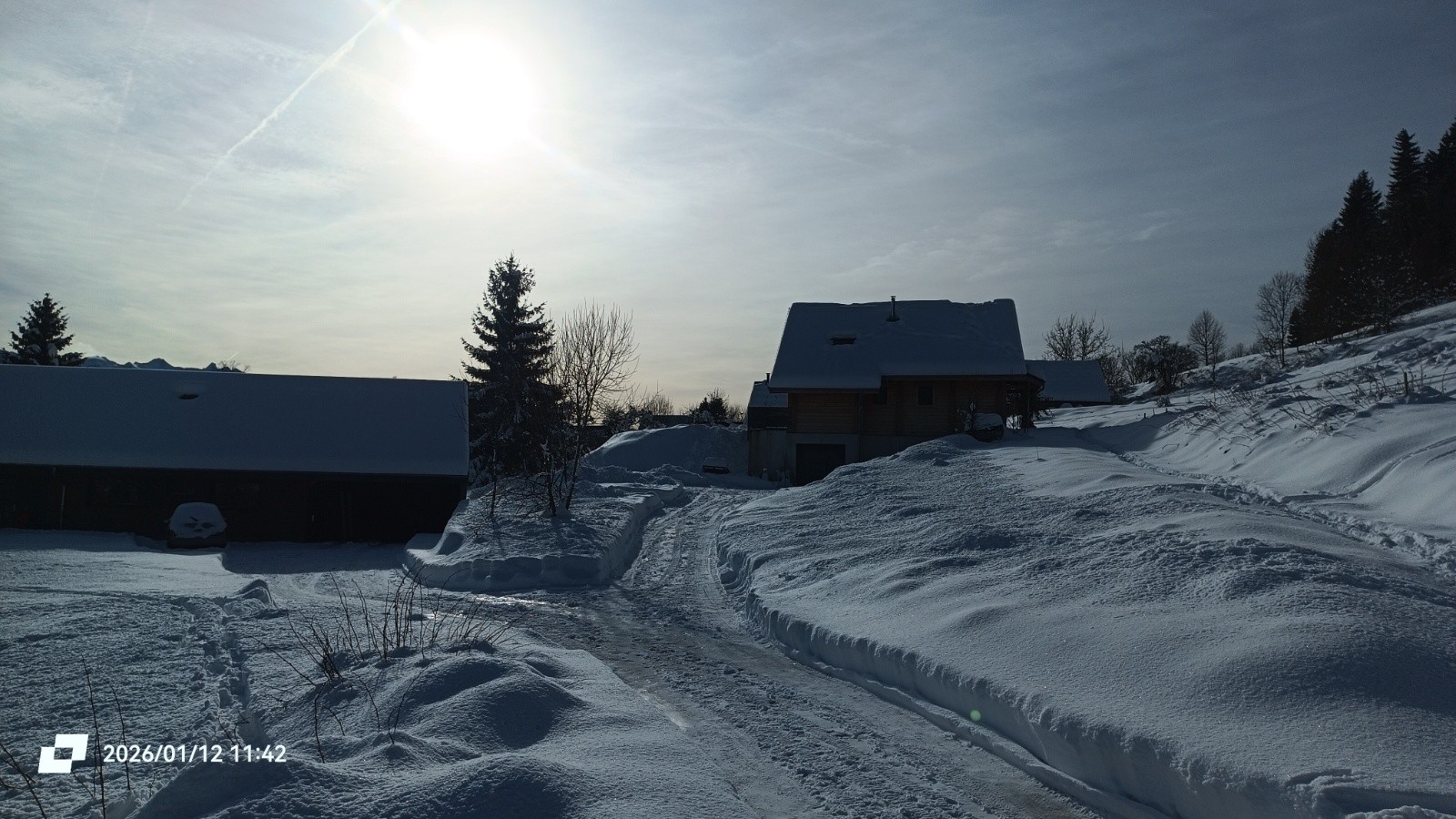 Soleil pâle sur le plateau 