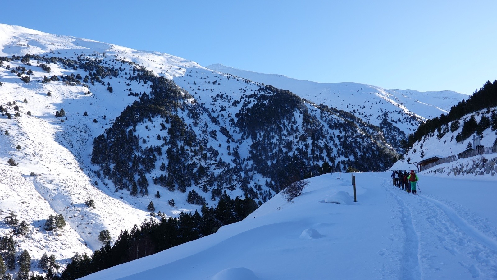 Beaucoup de skieurs ce dimanche