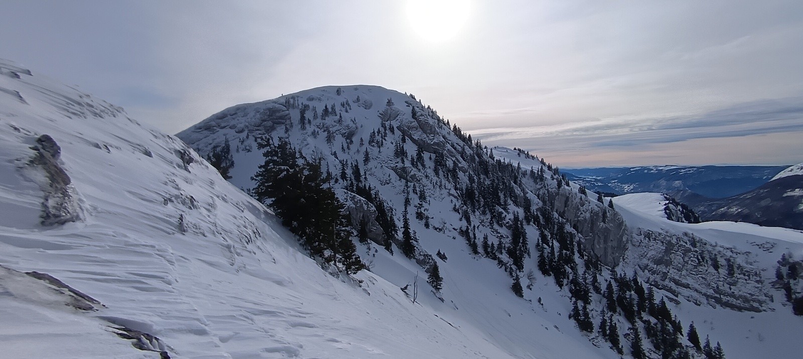 #7 Versant N du Charmant Som vu de Chamechine Versant N du Charmant Som vu de Chamechine