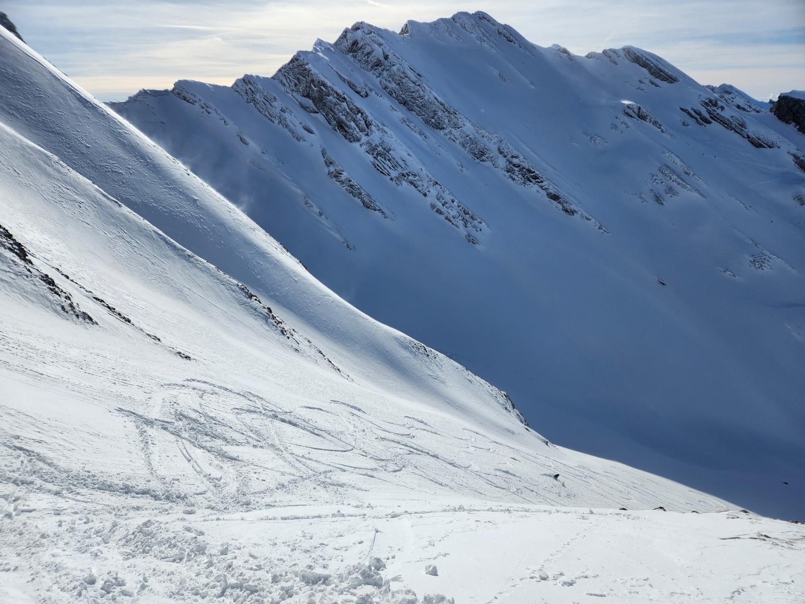 depuis le trou de la mouche