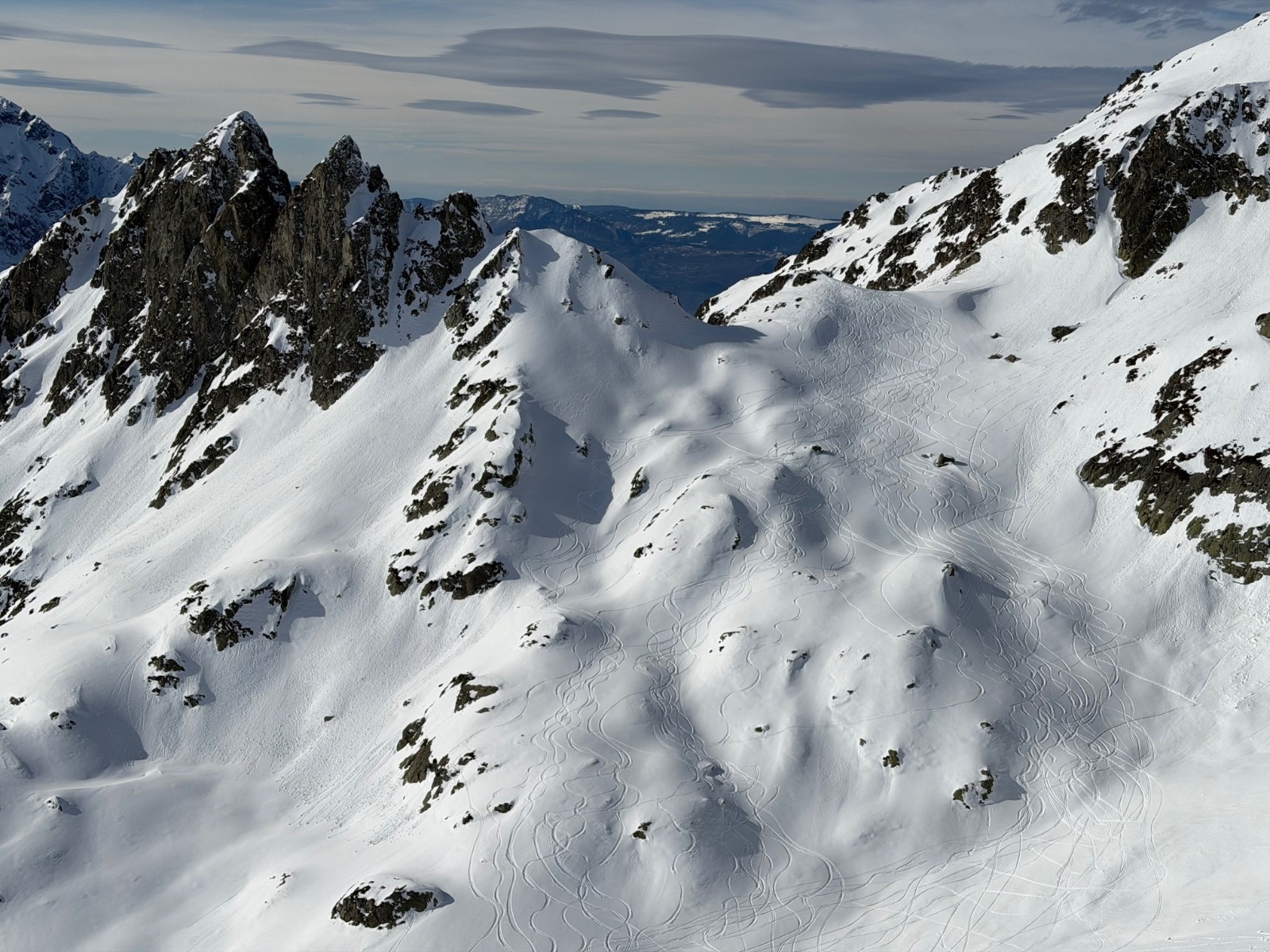 &nbsp;Aigleton Est, globalement poudreux