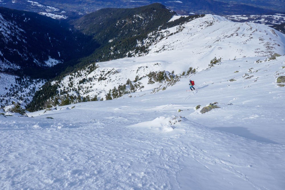 la pente d'accÃ¨s au couloir