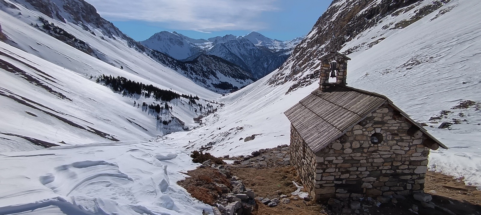 Chapelle St Michel vue&nbsp;vers l'aval&nbsp;