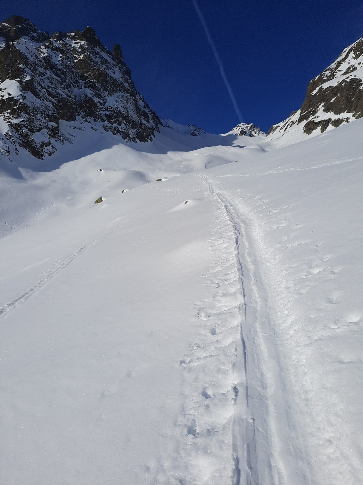 Direction Col du Gleysin et ancien glacier de Clarant