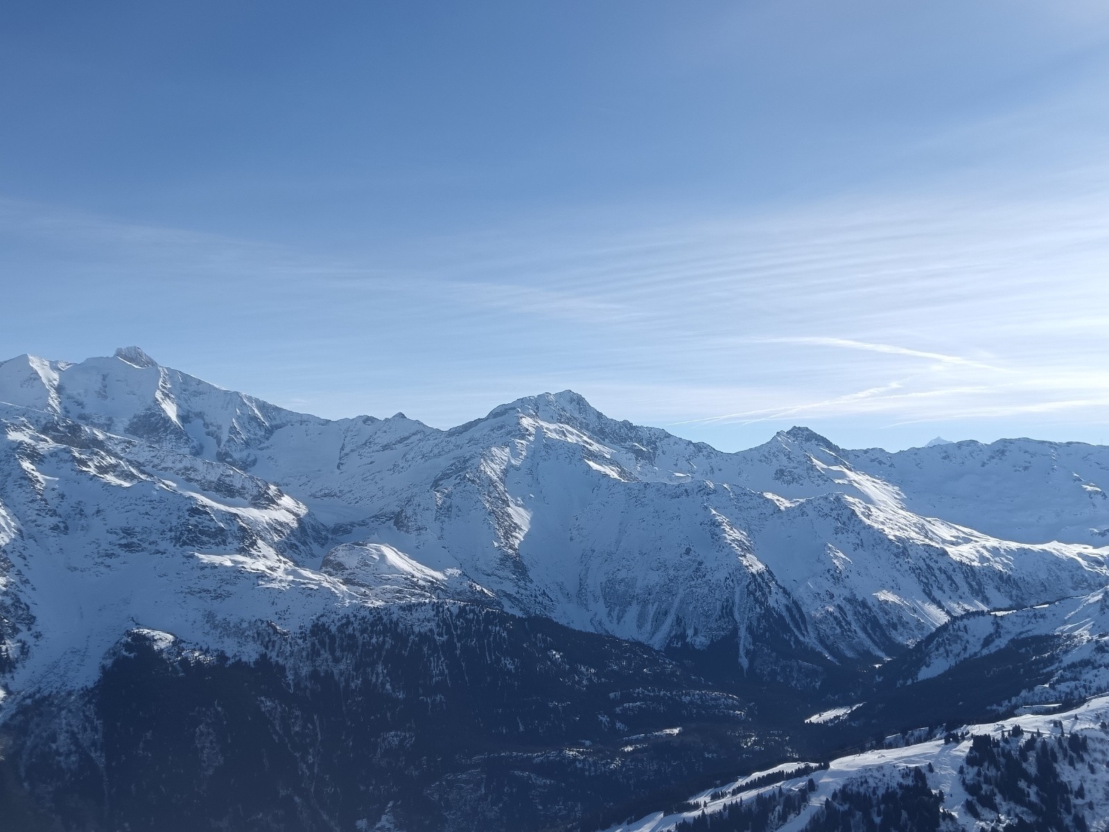 Mont Tondu et couloir du Nant Blanc