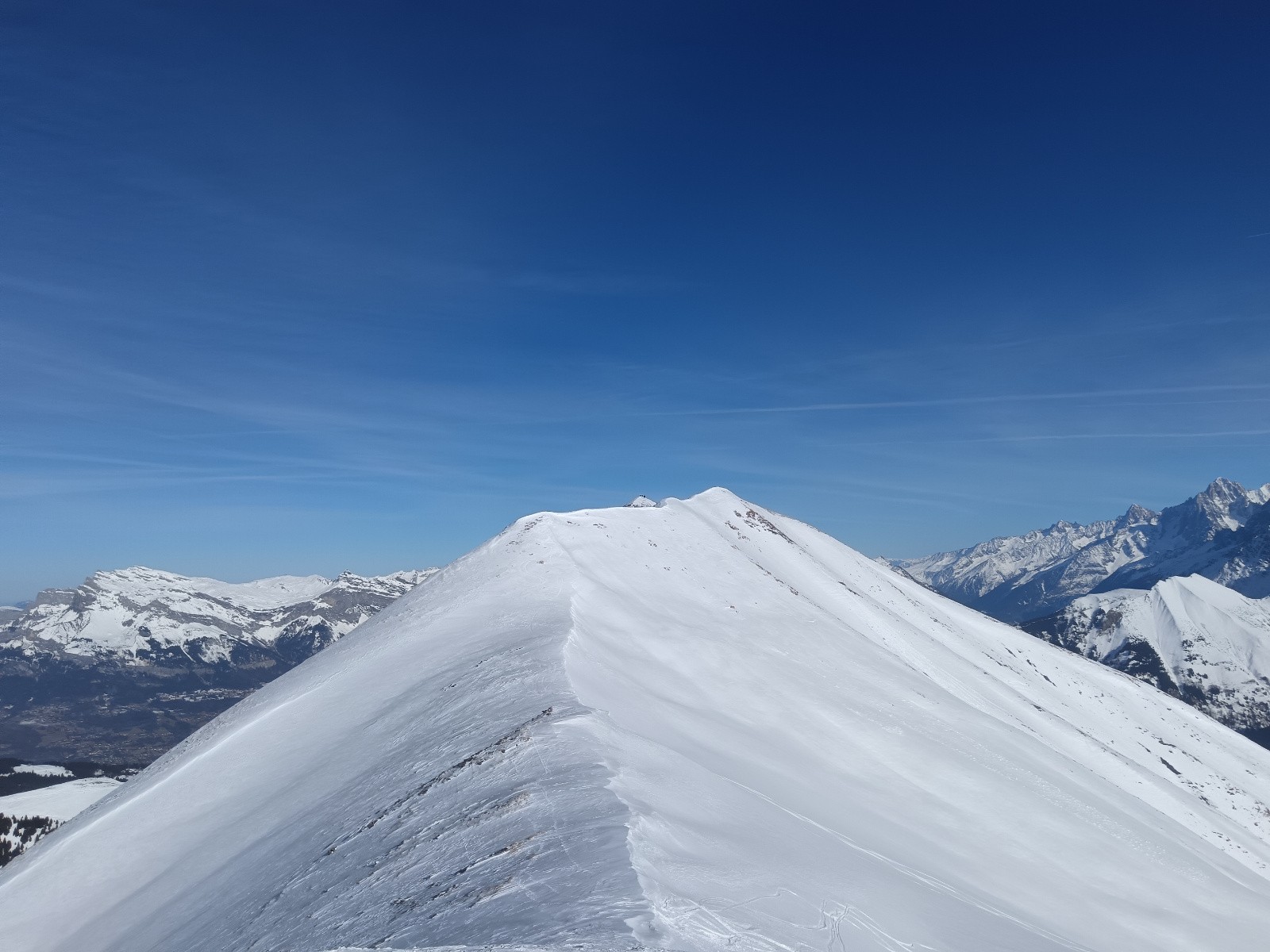 Crête jusqu'au Mont Joly