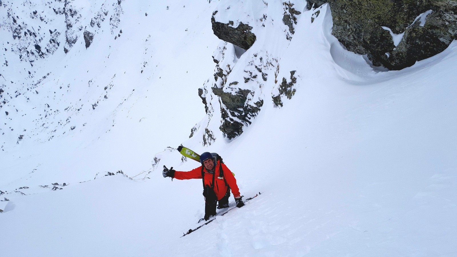 Moi même dans la montée
