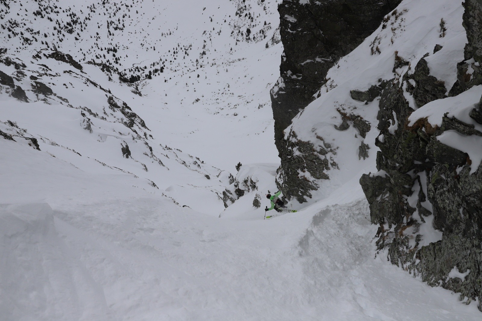 &nbsp;L'étroiture du haut