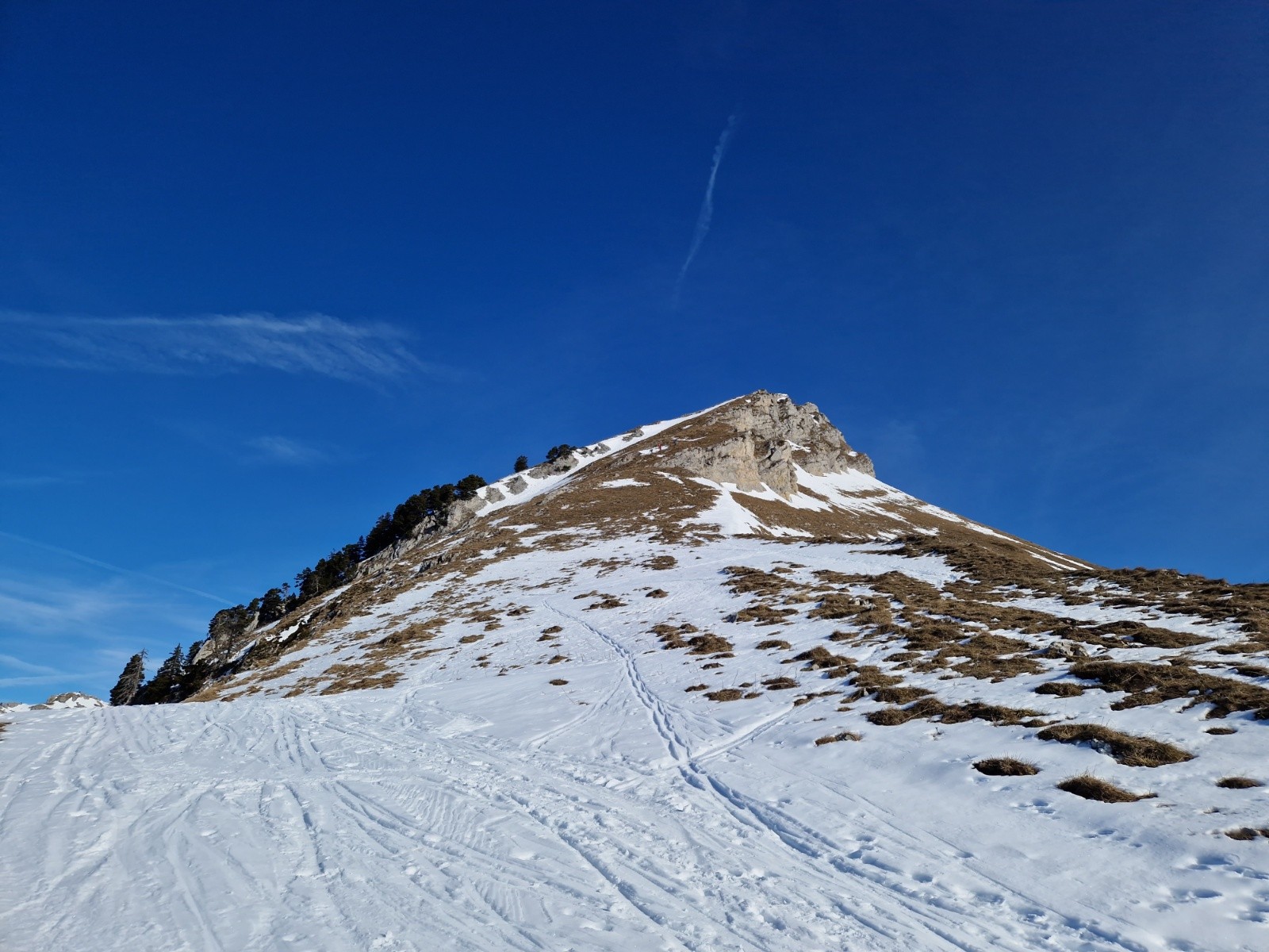 Le bas de l'arête est deja sec !