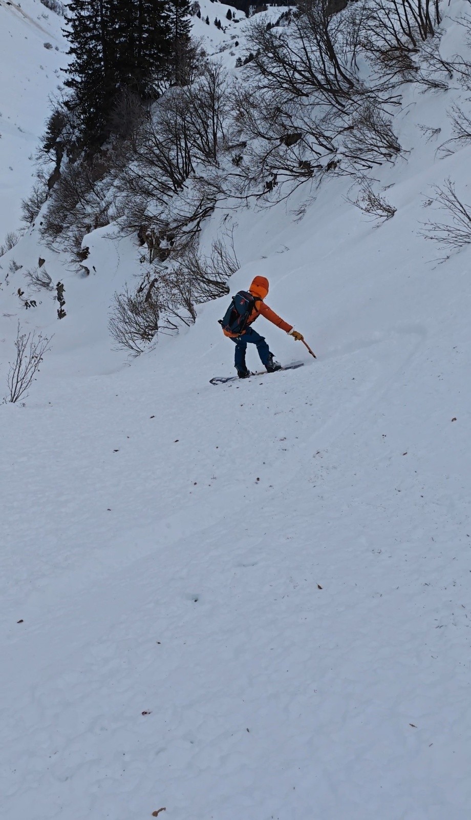 Dans le goulet vers 1900m&nbsp;