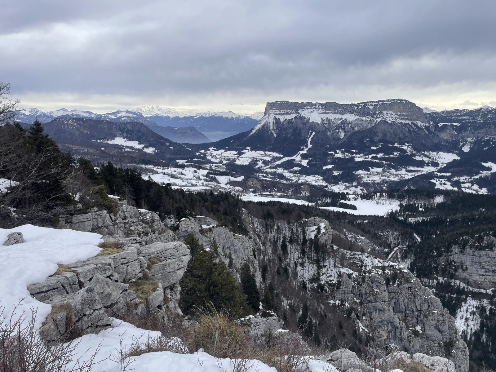 #1 du sommet de la Cochette, vue vers le Granier du sommet de la Cochette, vue vers le Granier