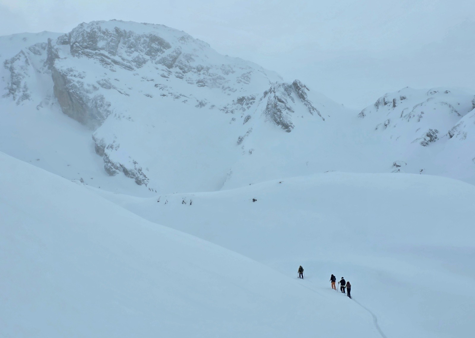 &nbsp;Dans la montée vers le col du Pissoir